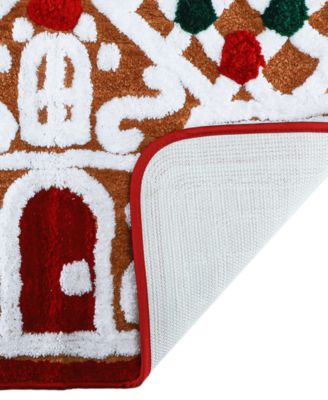 Gingerbread House Bath Rug, 20" x 32"