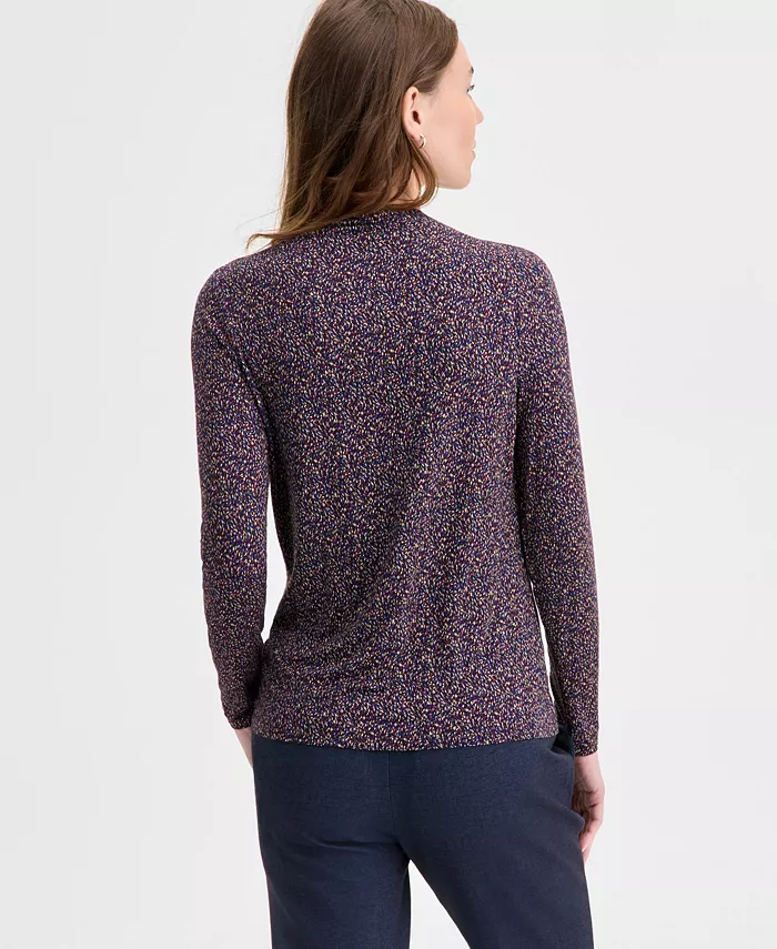 Women's Ruched Boat Neck Top - thumbnail 3