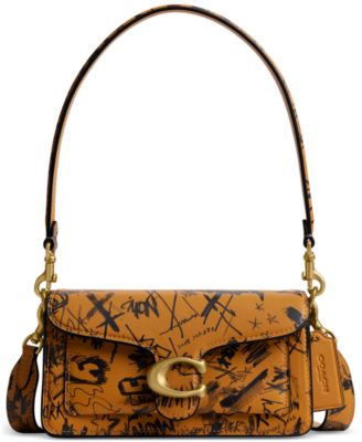 COACH - Tabby Small 20 Graffiti Print Leather Shoulder Bag