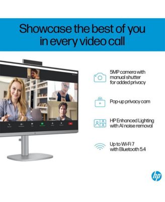 27" OmniStudio Touchscreen All-In-One Desktop - Intel Core U7-155H - Intel Arc Graphics - 16GB/1TB - Windows 11 Home - Meteor Silve