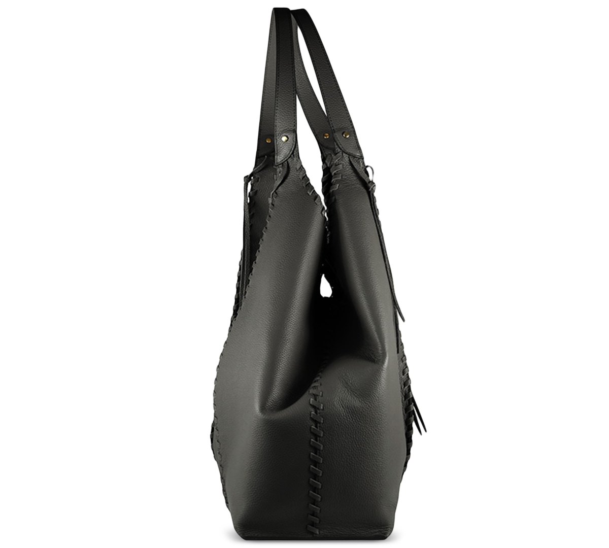 Sam Edelman Women's Sylvia Large Leather Tobo Bag In Black
