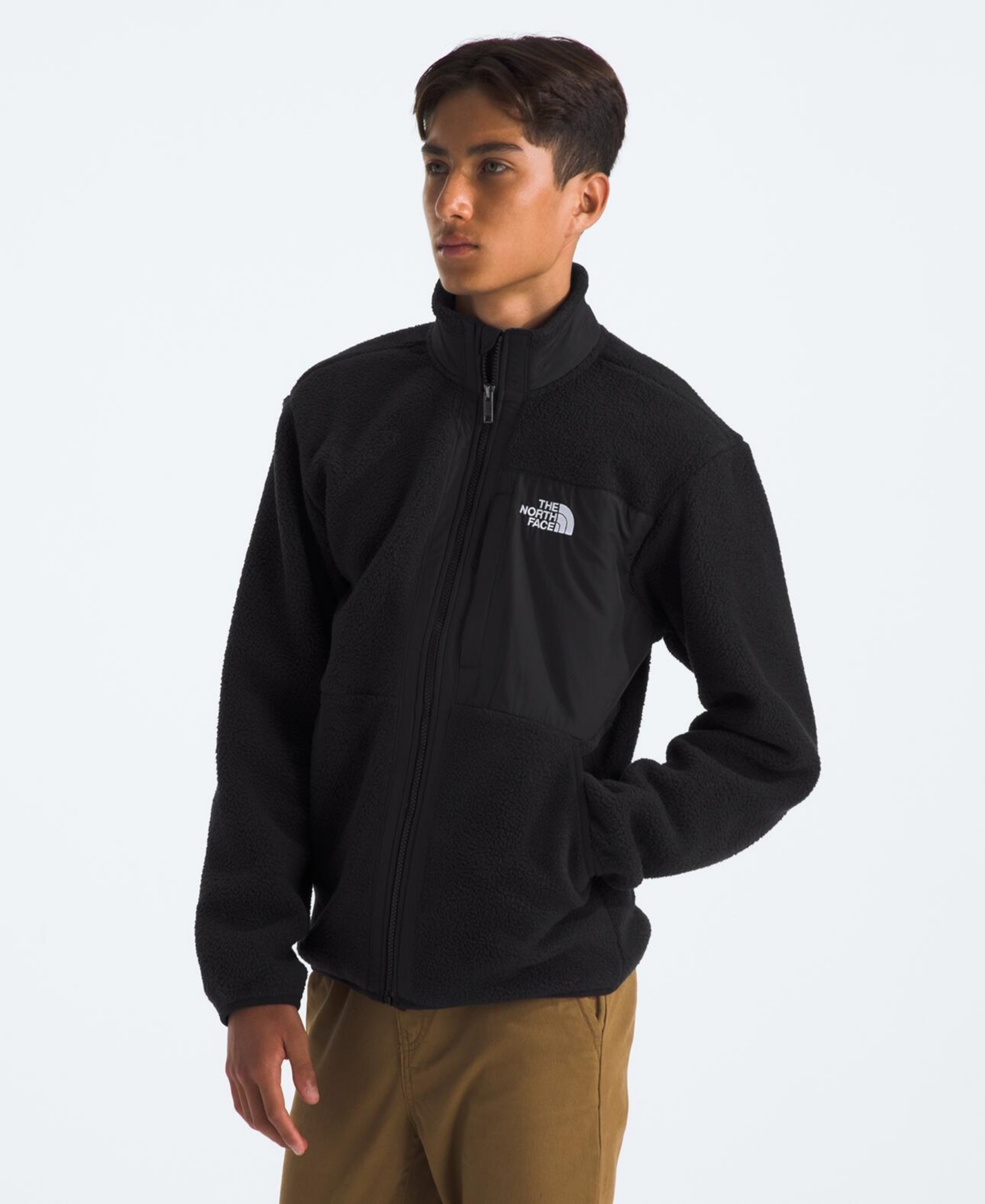 The North Face Big Boys Yumiori Full Zip Jacket In Black