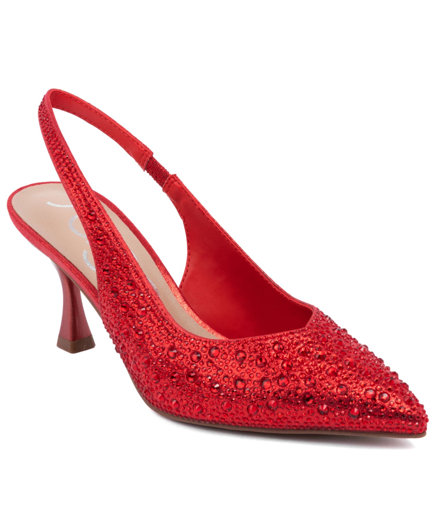 Women's Dazzy Slingback Rhinestone Dress Pumps