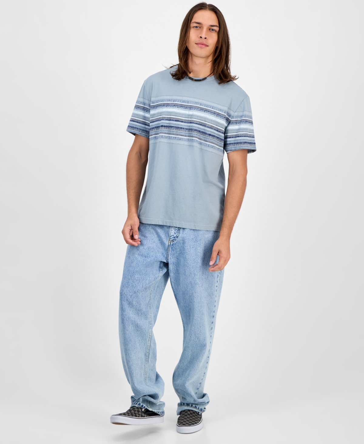 Sun + Stone Men's Striped T-Shirt, Macy's Exclusive