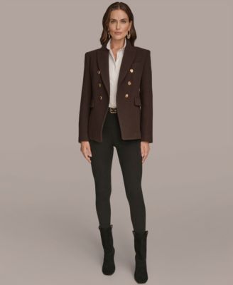 Women's Double Breasted Buttoned Blazer