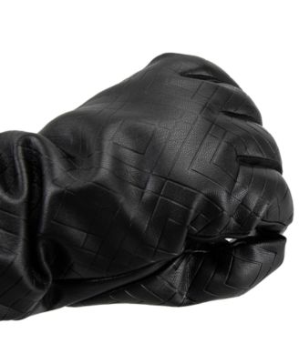 Gem SmarTouch&reg; Faux-Leather Gloves