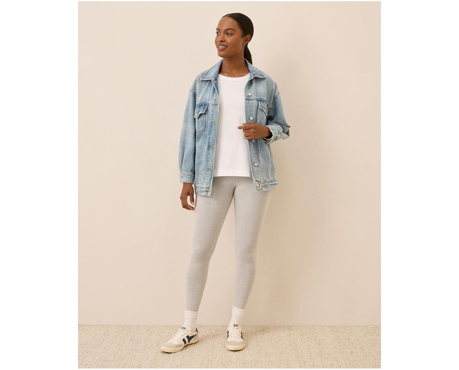 Women's Luxe Stretch Jersey Swing Long Sleeve Tee