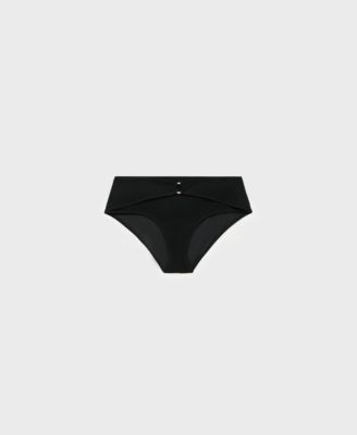 MANGO - Women's High-Waisted Towel-Effect Bikini Bottom
