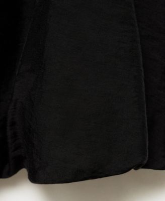 Women's Puffed Hem Lyocell-Blend Top