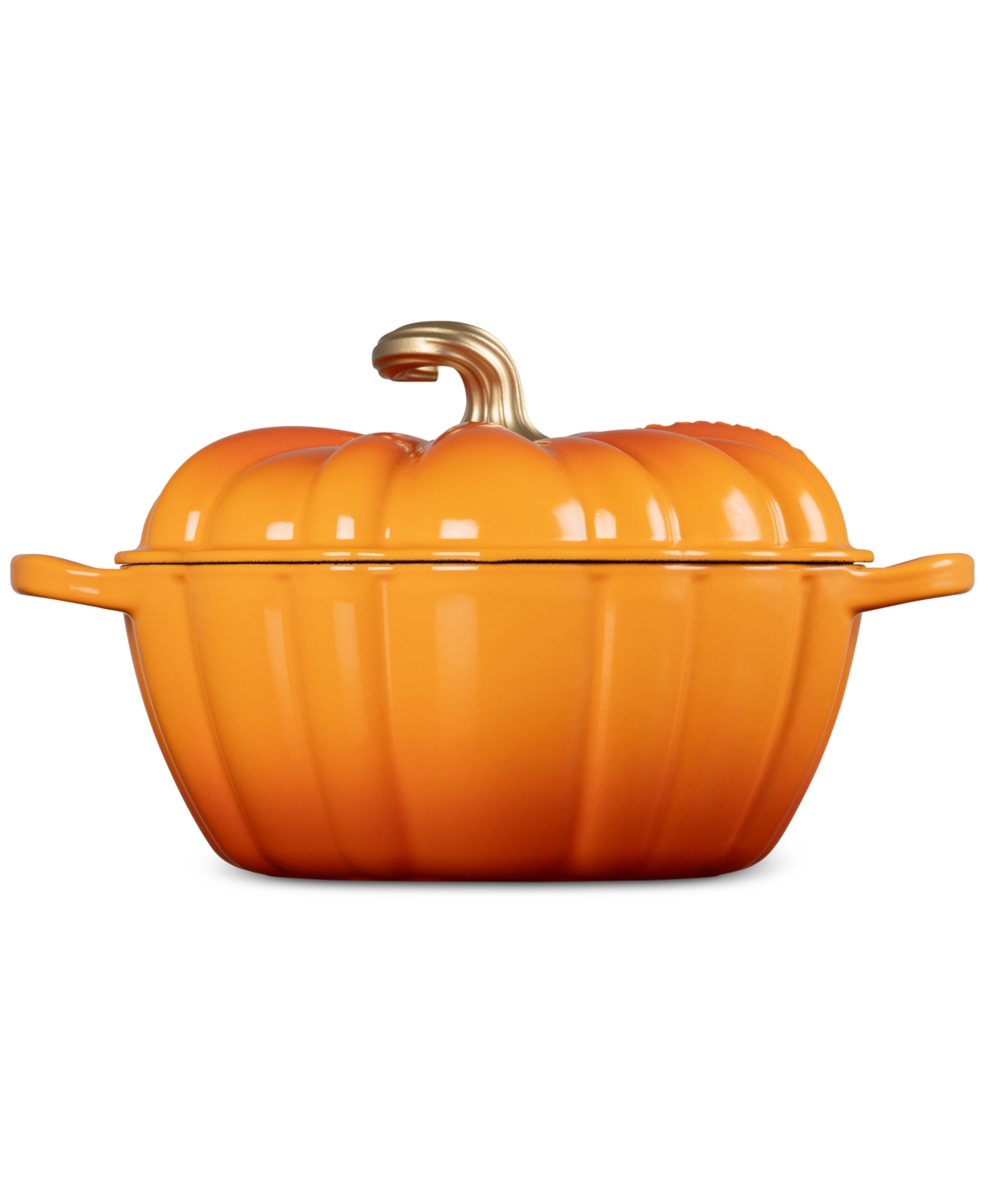 Le Creuset Enameled Cast Iron Signature 4 Qt. Pumpkin Dutch Oven With Lid In Orange