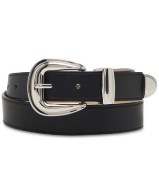 Steve Madden - Hardware-Embellished Faux-Leather Belt