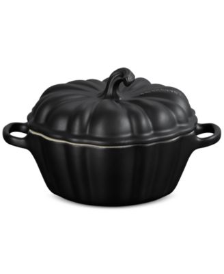 Stoneware Figural 12-Oz. Pumpkin Petite Cocotte