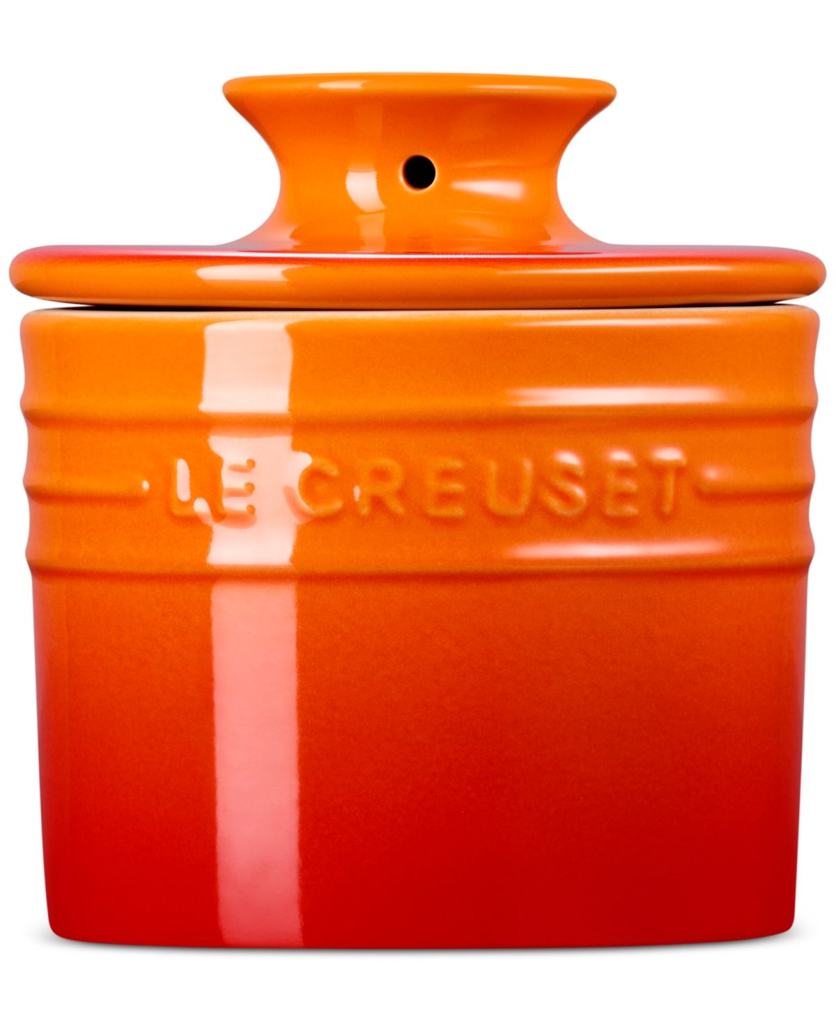 Le Creuset Stoneware 6-oz. Butter Crock In Orange