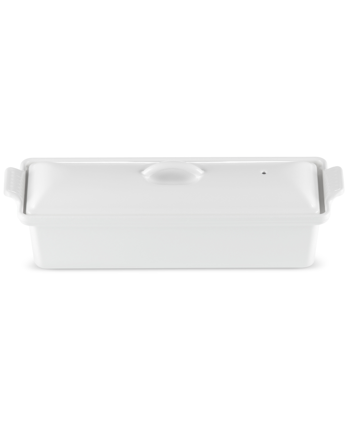 Le Creuset Enameled Cast Iron 2 Qt. Traditional Rectangular Terrine In White
