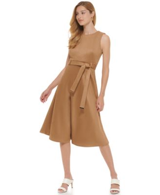 Women's Sleeveless Midi Dress