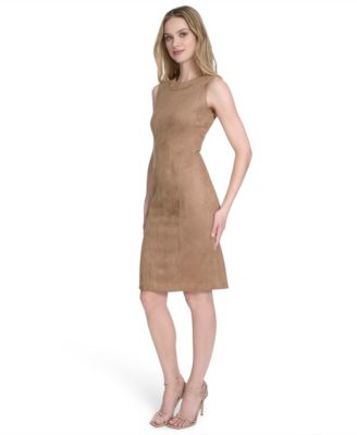 Women's Sleeveless Midi Sheath Dress