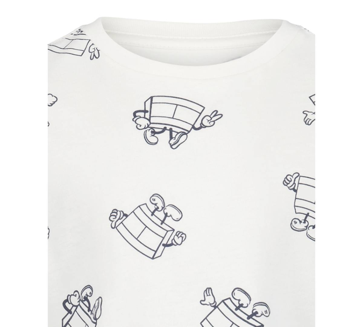 Tommy Hilfiger Toddler And Little Boys 2t-7 Allover Printed T-shirt In White