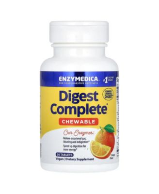 Chewable Digest Complete  Orange  -  30 Tablets