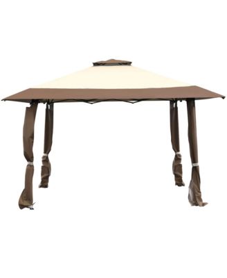 13'x13'  Gazebo Canopy Shelter Awning Tent Patio Garden Outdoor Companion