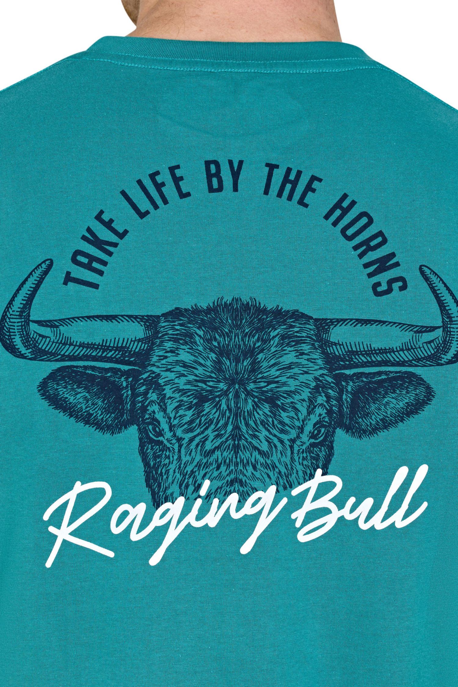 Men's YFC Bull Horns Back Print T-Shirt
