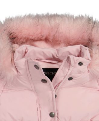 Toddler and Little Girls' Velvet Touch Parka