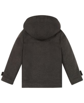 Big Boy Toggle Dress Coat and Scarf, 2-Piece Set