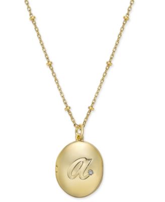 macys kate spade initial necklace