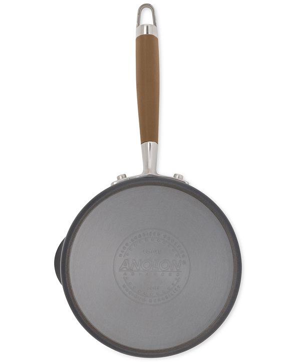 Anolon Advanced Bronze Hard Anodized 3Qt. Saucepan with Lid, Created