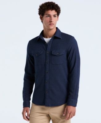 Men's Long Sleeve Double Cloth Overshirt