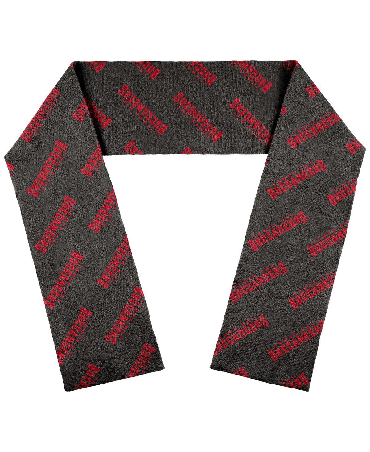 Wear By Erin Andrews Tampa Bay Buccaneers Team Wordmark Scarf In Transparent