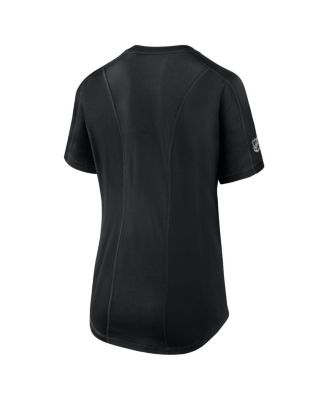 Women's Black Pittsburgh Penguins Authentic Pro Rink T-Shirt