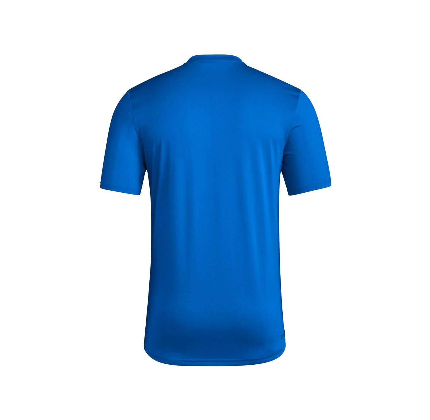 Men's Royal Kansas Jayhawks Locker Practice Football Pre-Game T-Shirt