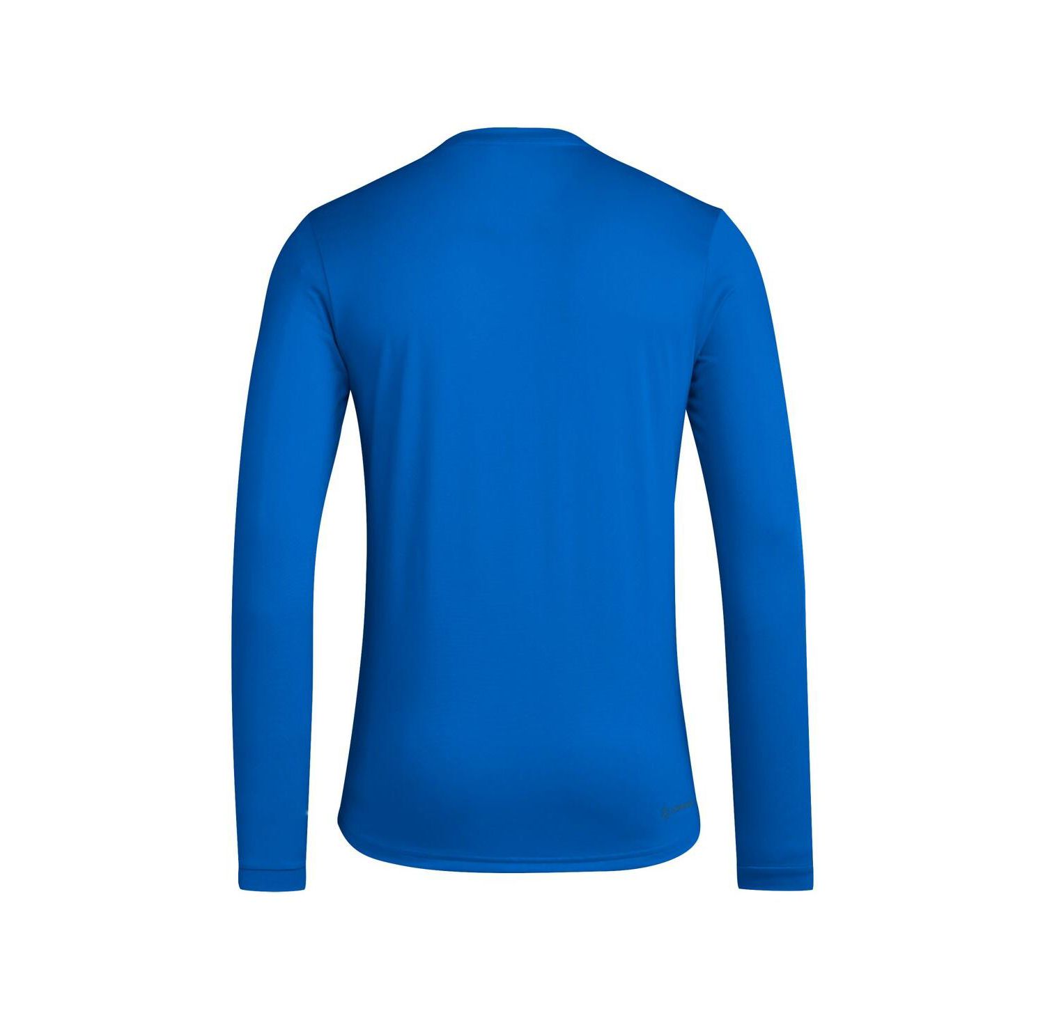 Men's Royal Kansas Jayhawks Locker Practice Football Pre-Game Long Sleeve T-Shirt