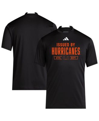 adidas - Men's Black Miami Hurricanes 2025 Training Performance Team T-Shirt
