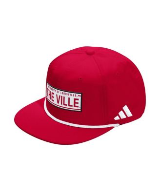 adidas - Men's and Women's Red Louisville Cardinals Locker Room Rope Adjustable Hat