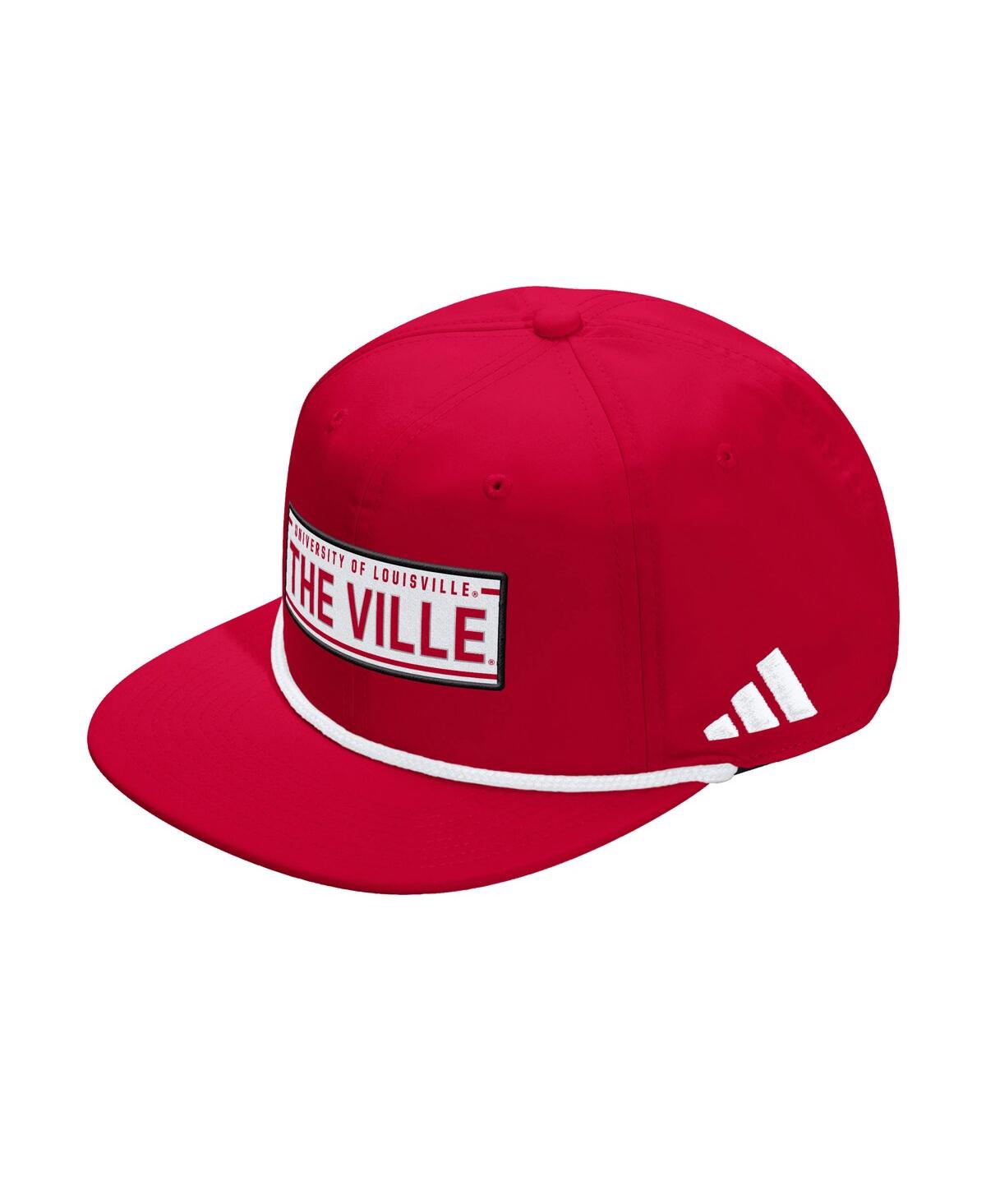 Adidas Originals Men's And Women's Red Louisville Cardinals Locker Room Rope Adjustable Hat
