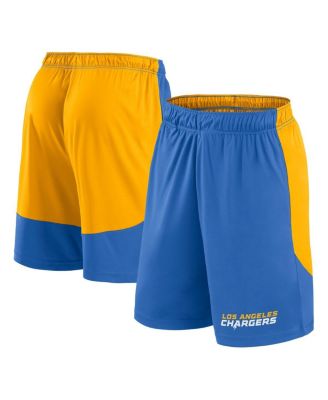 Fanatics - Men's Powder Blue/Gold Los Angeles Chargers Launch Shorts
