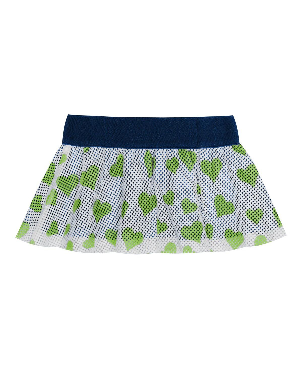 Outerstuff Baby Boys And Girls Seattle Seahawks Love My Team Bodysuit Skirt Set In White