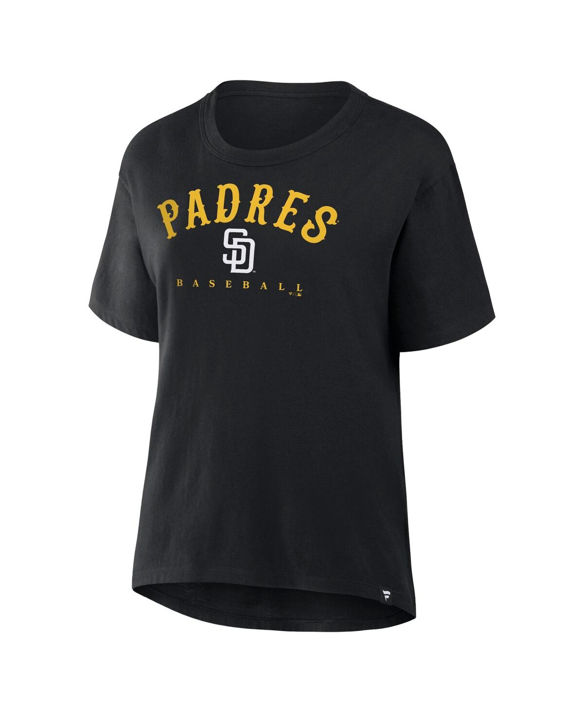 Fanatics Women's Black San Diego Padres Home Run Legacy T-shirt In Black