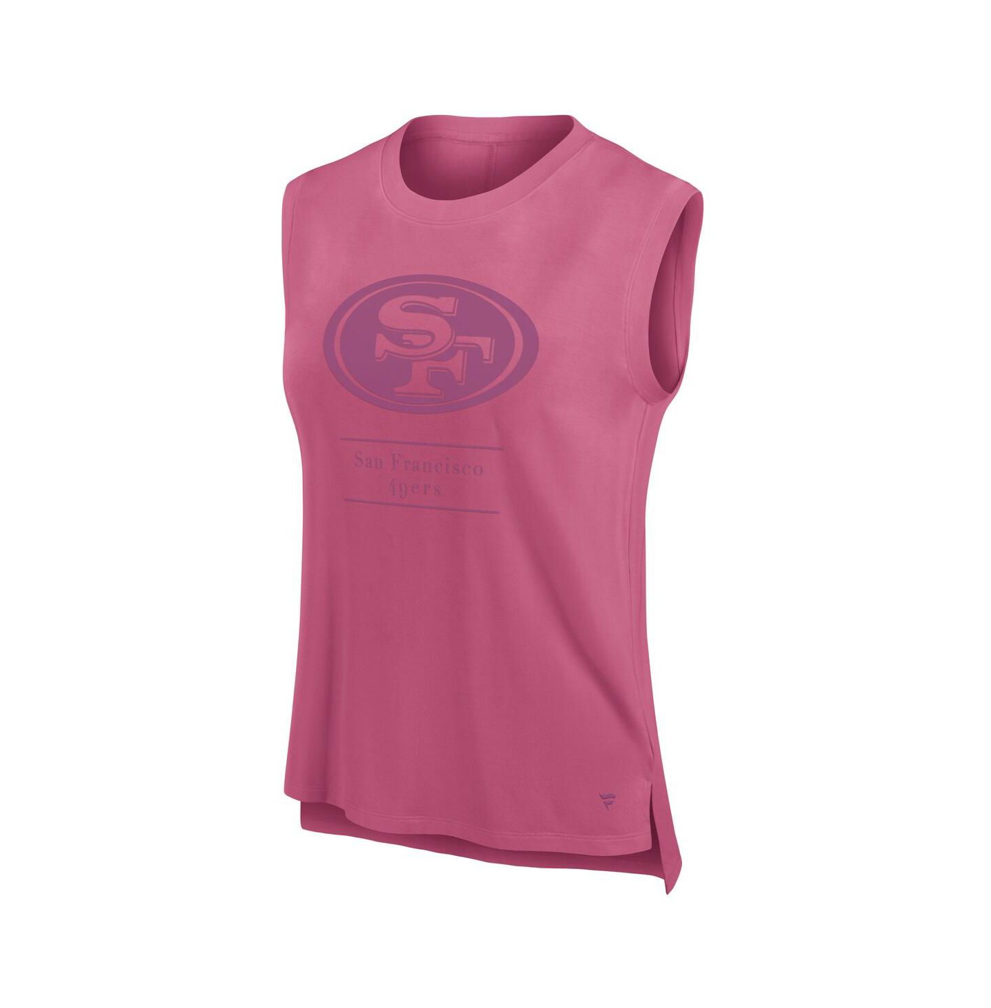 Женский топ Fanatics Pink San Francisco 49ers Studio Embrace — фото 3