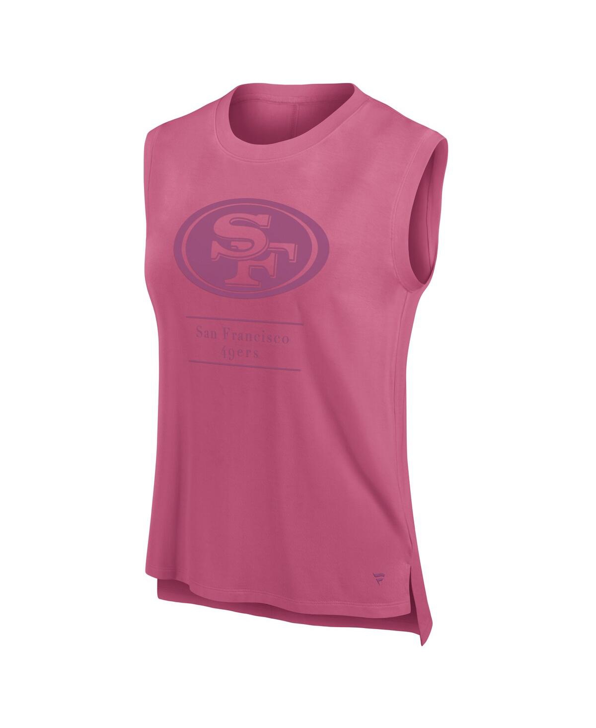 Fanatics Women's Pink Kansas City Chiefs Studio Embrace Tank Top In Pink