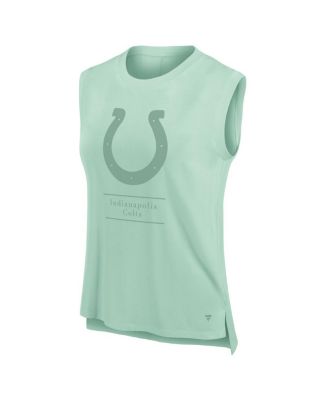 Women's Mint Indianapolis Colts Studio Embrace Tank Top