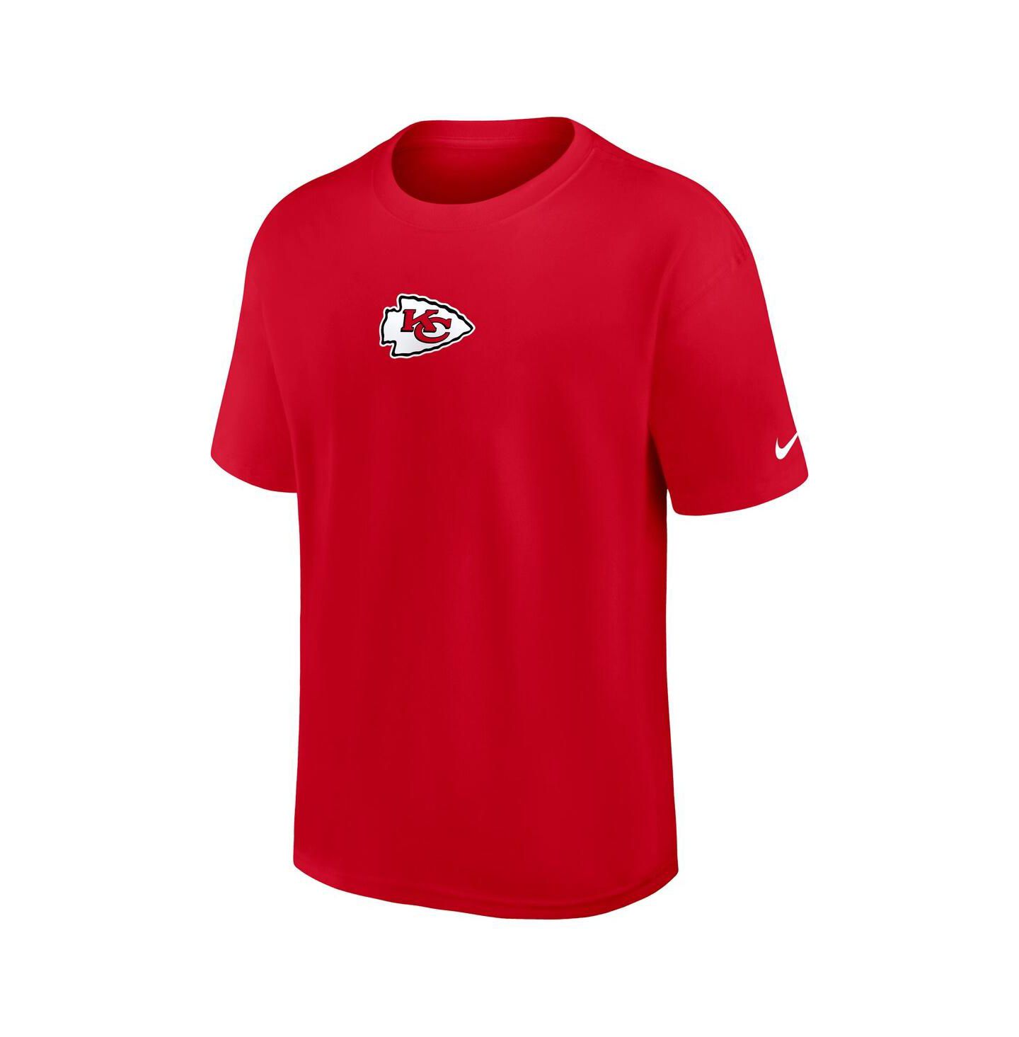 Мужская футболка Nike Red Kansas City Chiefs Dominate the Game Essential Max90 — фото 3