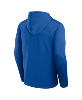 Men's Royal Golden State Warriors Head Start Pullover Hoodie