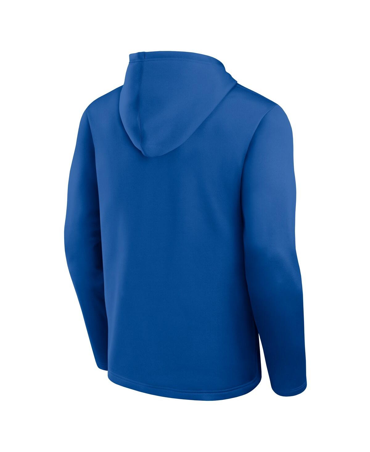 Logo Athletic Men's Royal Golden State Warriors Head Start Pullover Hoodie In Blue