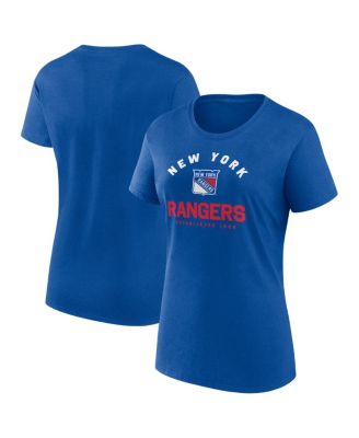 Logo Athletic - Women's Blue New York Rangers Unrivaled T-Shirt