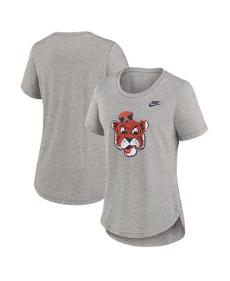 Nike - Women's Heather Gray Auburn Tigers Legacy Primary Logo Tri-Blend T-Shirt