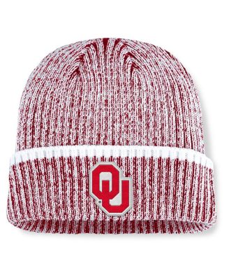 Fanatics - Men's Crimson/White Oklahoma Sooners Haze Cuffed Knit Hat