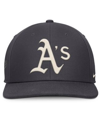 Men's Anthracite Athletics Statement Pro Snapback Hat