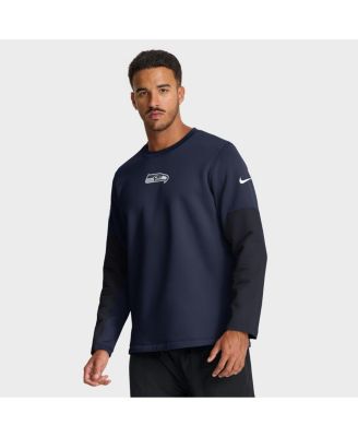 Nike - College Navy Seattle Seahawks Sideline Scripted to Win Performance Long Sleeve T-Shirt